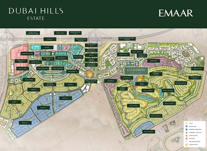 club drive map